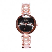 New Women's Fashion Personalized Trend Atmosphere Watch Steel Belt Women's Watch