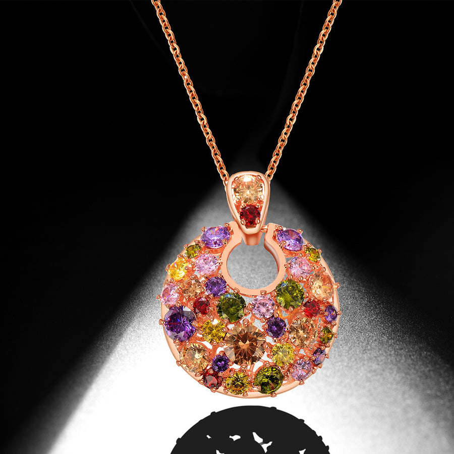 Zircon Geometric Necklace