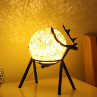 Retro Style Couples Bedside Lamp – Romantic Night Light for Bedroom