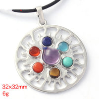 Radiant Crystal Chakra Pendant – Year of the Pig Elegance Necklace for Empowering Energy