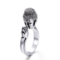 Trendy Personality Buddha Lord Three-dimensional Buddha Headn Ring