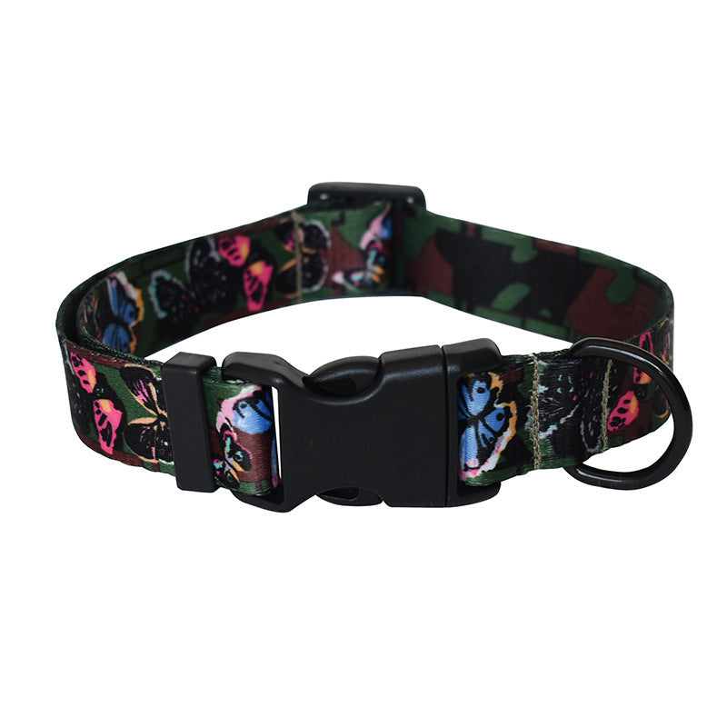 Ribbon dog rope ethnic pet products Printed dog collar