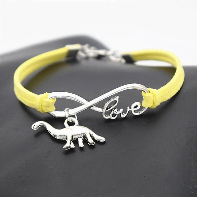 Dinosaur Infinity Love Bracelets