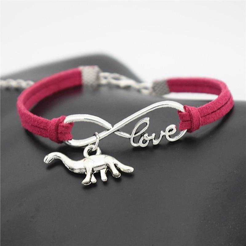 Dinosaur Infinity Love Bracelets