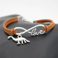 Dinosaur Infinity Love Bracelets