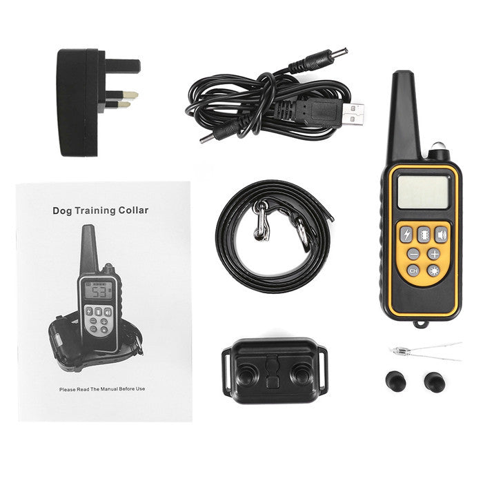 800m Electric Anti-Barking Dog Training Device and Collar