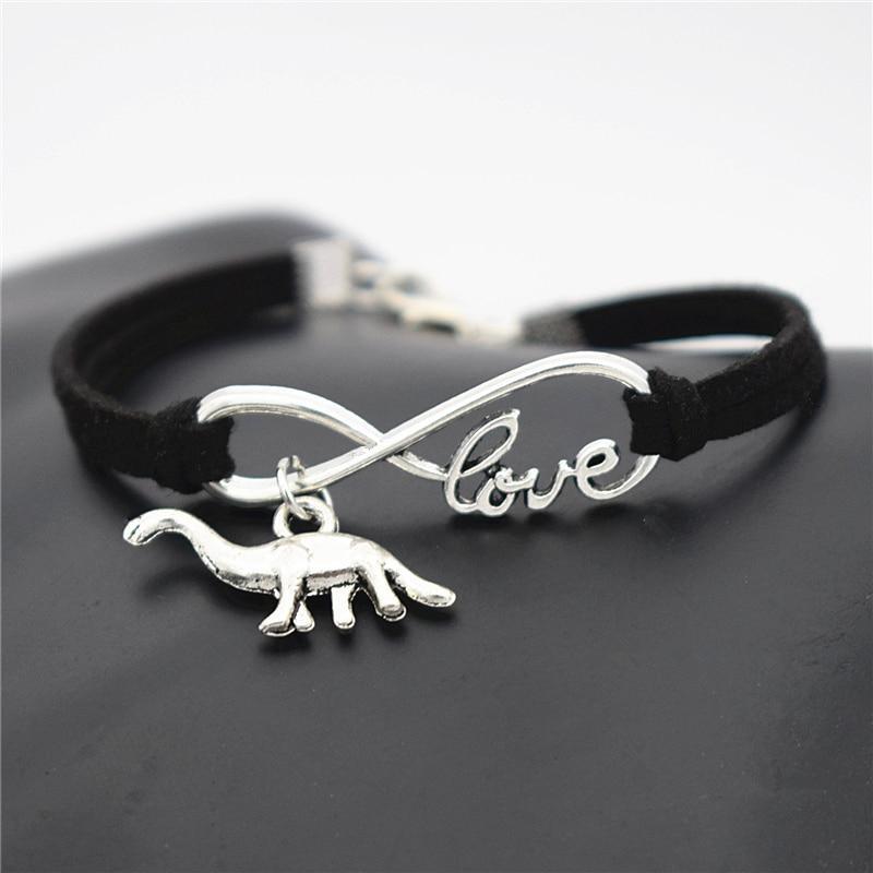 Dinosaur Infinity Love Bracelets