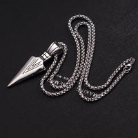 Triangular Harmony Necklace: Bow & Arrow Edition