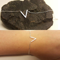 V Bracelets For Women  Stainless Steel Chain