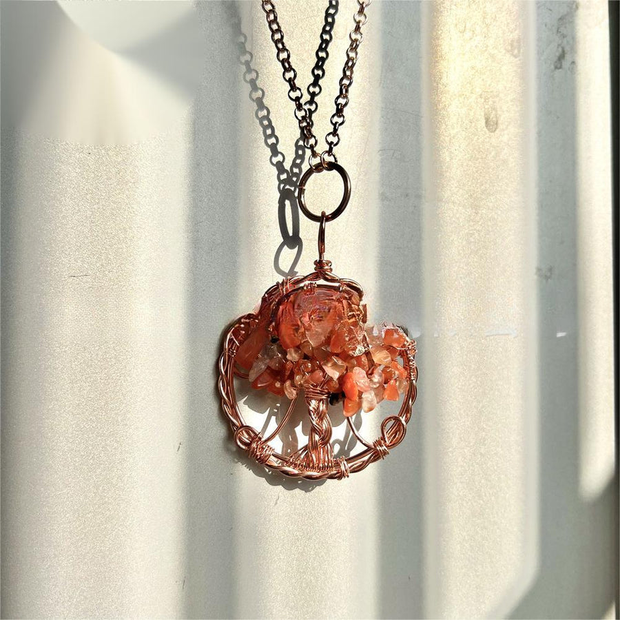 Ethereal Crystal Cascade Pendant Necklace