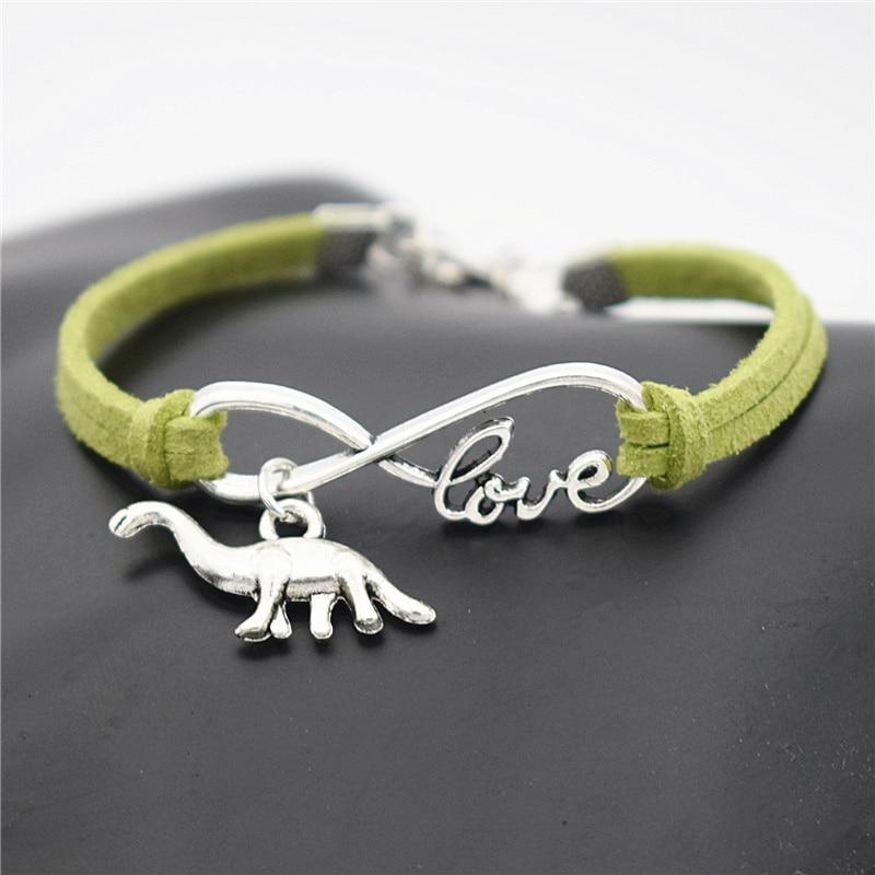 Dinosaur Infinity Love Bracelets