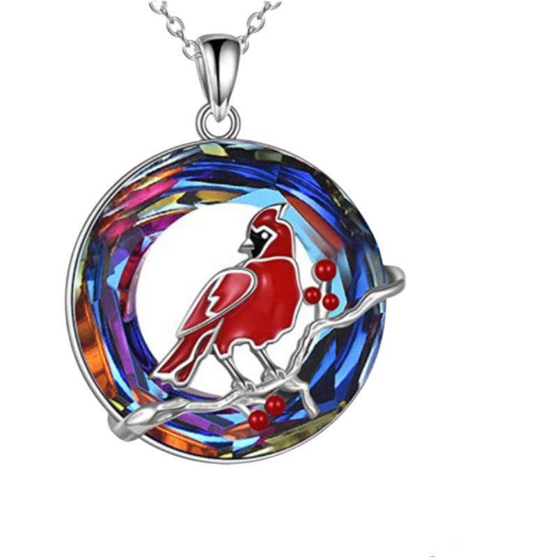 Crystal Animal Pendant Necklace for Women