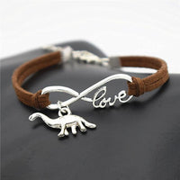 Dinosaur Infinity Love Bracelets