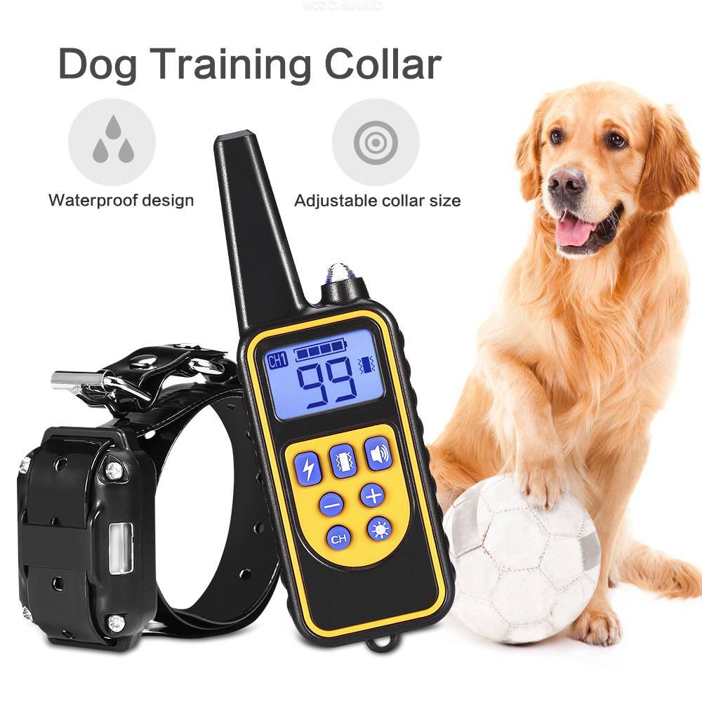 800m Electric Anti-Barking Dog Training Device and Collar