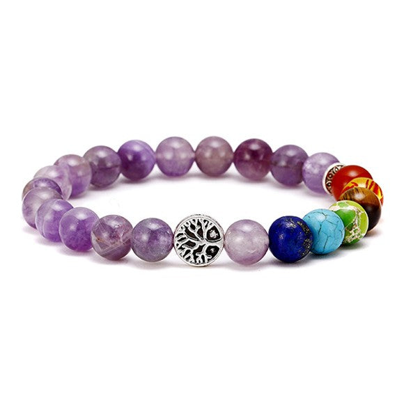 Emotional Healing & Detoxification Amethyst Bracelet