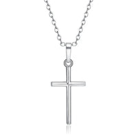 Luminous Cross Crystal Pendant - Unisex Elegance