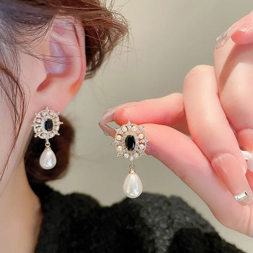 Lymphatic Slimming Magnetic Weight Loss Earrings for Women Sparkly