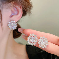 Lymphatic Slimming Magnetic Weight Loss Earrings for Women Sparkly