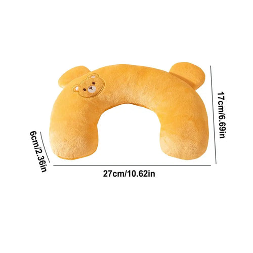 Small Pillow for Pet Cats Dogs Sleeping Mat Neck Guard U-shaped Pillow