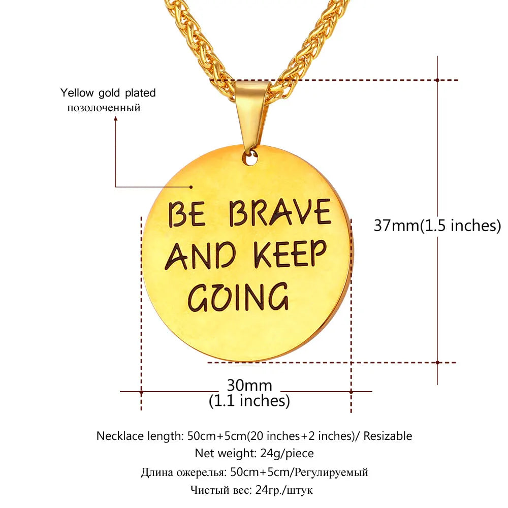 ChainsPro Hunger Games Pendant – Gold-Plated Stainless Steel