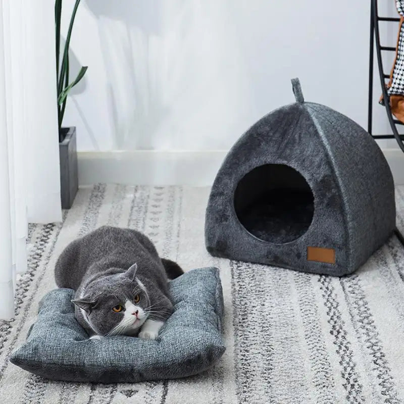 New Deep sleep comfort in winter cat bed small dog house products pets