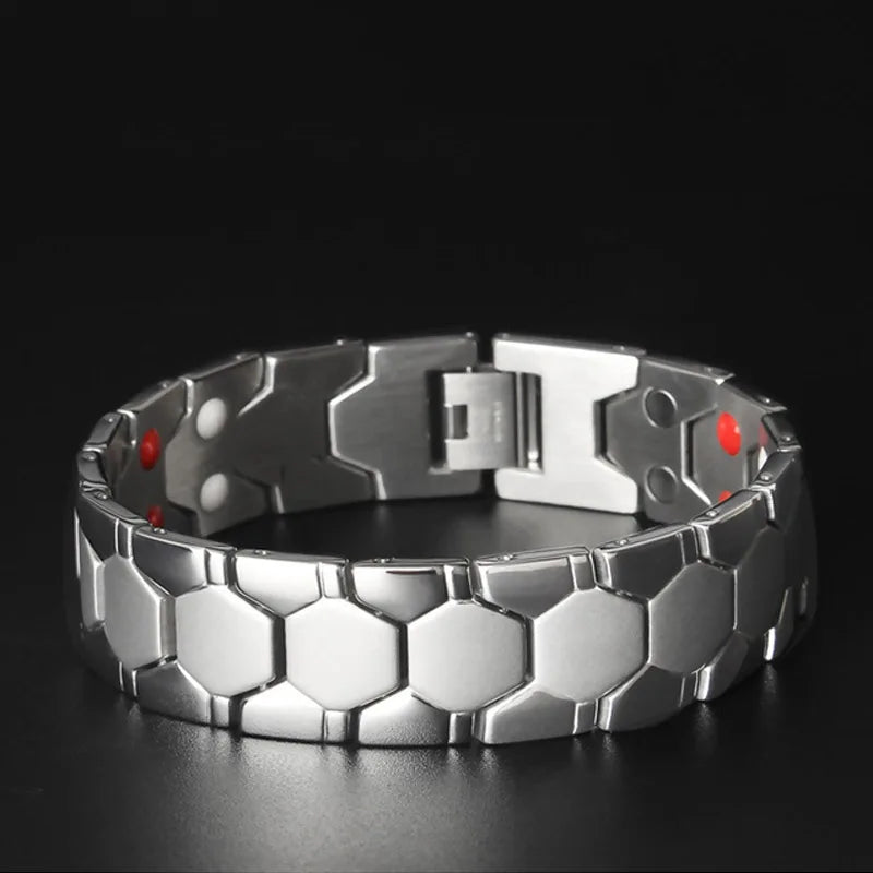 Healthy Magnetic Energy Bracelet Fashion Geometric Men Jewelry