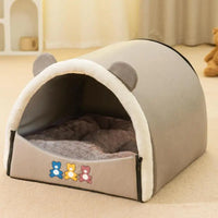 Dog House Indoor Comfort Winter Cat Bed Iittle Mat Basket Small Dog