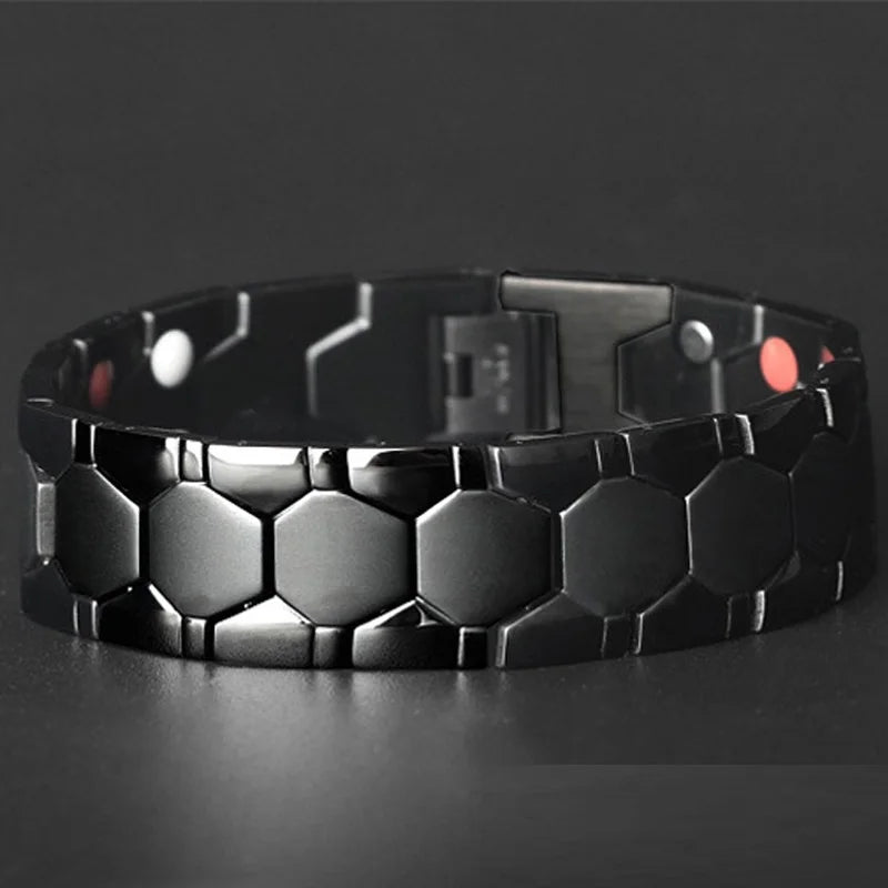 Healthy Magnetic Energy Bracelet Fashion Geometric Men Jewelry