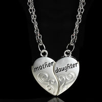 Elegant Duo: Antique Silver-Plated Necklace Set – Timeless Fashion for Mothers