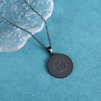 Islamic Muslim Allah Quran Drop Shape Pendant Necklace Men Women