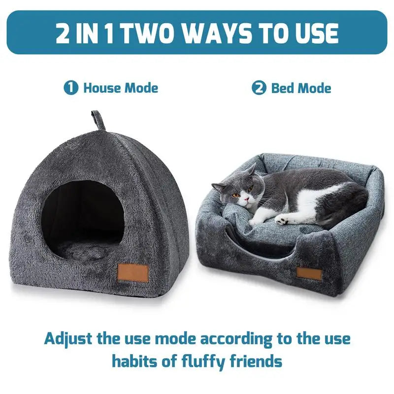 New Deep sleep comfort in winter cat bed small dog house products pets