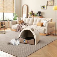 Dog House Indoor Comfort Winter Cat Bed Iittle Mat Basket Small Dog