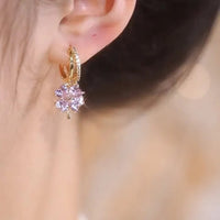 Lymphatic Slimming Magnetic Weight Loss Earrings for Women Sparkly