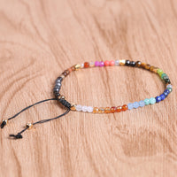 12 Constellations Chakra Bracelet with Colored Stones