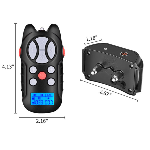 Dog Training Electric Collar with Remote - 3 Modes, Safe & Waterproof