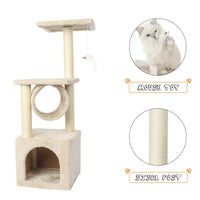 Close-up of stable structure of Cat Tree House Tower