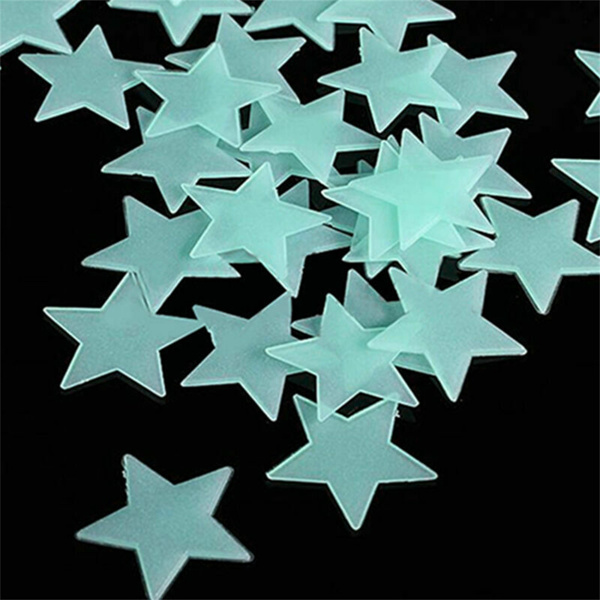 Glow-in-the-Dark 3D Star Wall Stickers