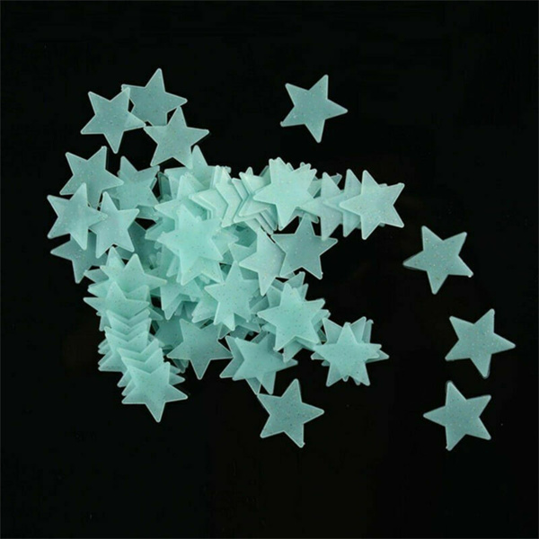 Glow-in-the-Dark 3D Star Wall Stickers