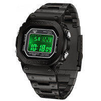 Trendy Square Sports Watch - Multifunctional, Light-Up, and Water-Resistant