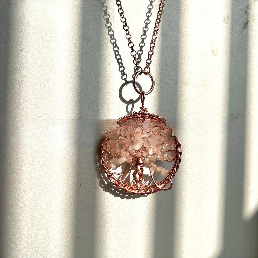 Ethereal Crystal Cascade Pendant Necklace