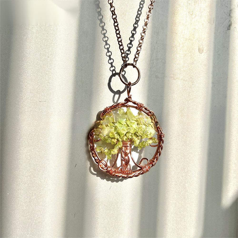 Ethereal Crystal Cascade Pendant Necklace