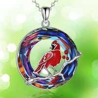 Crystal Animal Pendant Necklace for Women