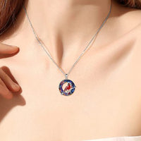 Crystal Animal Pendant Necklace for Women