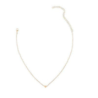 Dainty Heart Chain Necklace - Silver and Gold Options